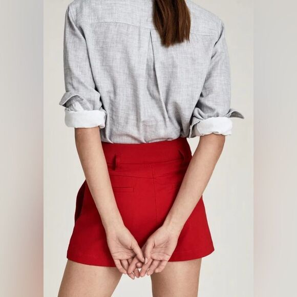 REISS Women's Red Shorts, US2 - Picture 3 of 11